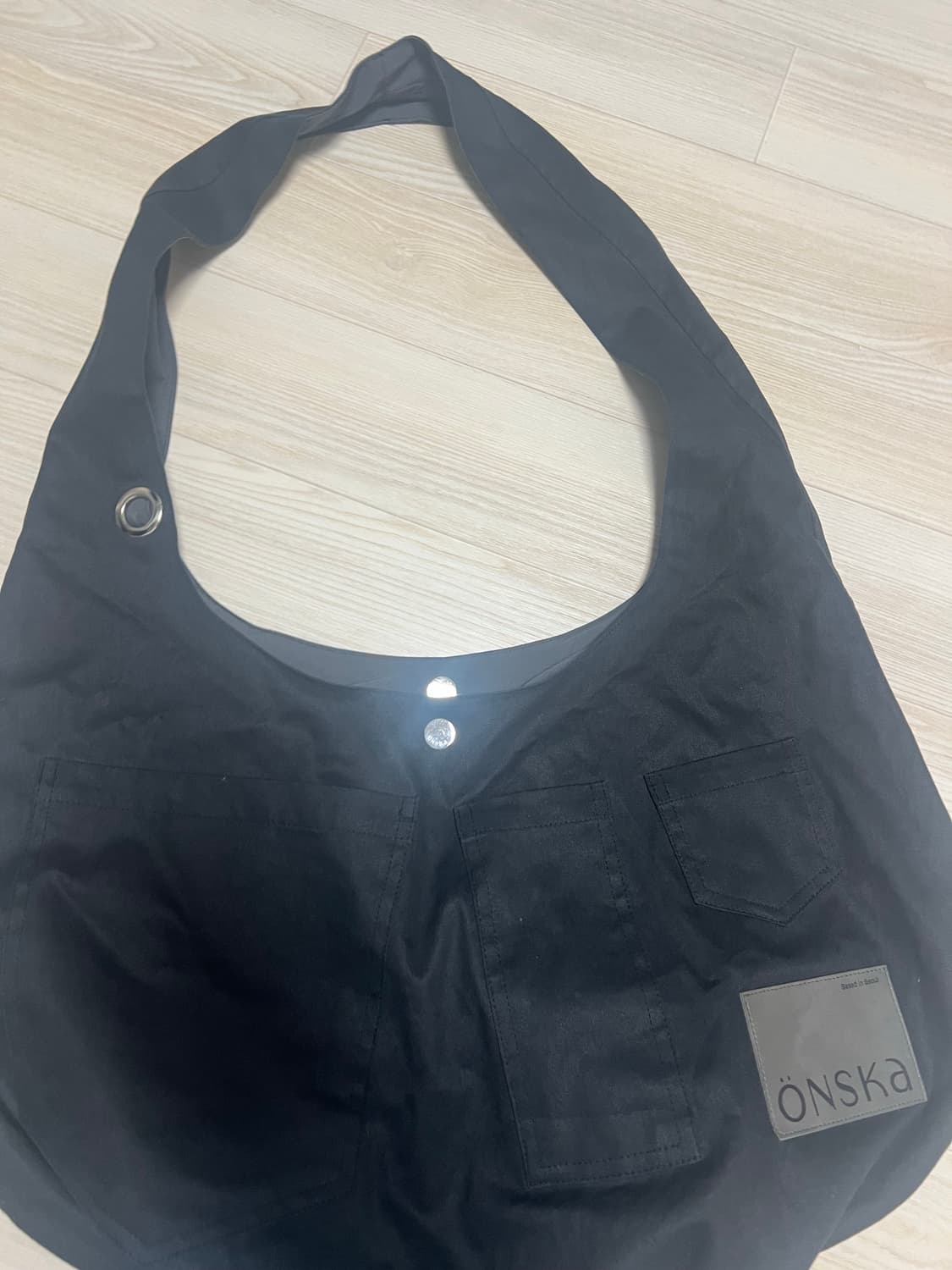 온스카 리버시블 백 블랙차콜 상품이미지2