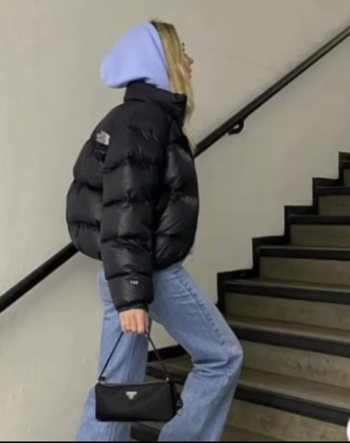 노스페이스 희귀 해외판 유광 눕시700 S 상품이미지1