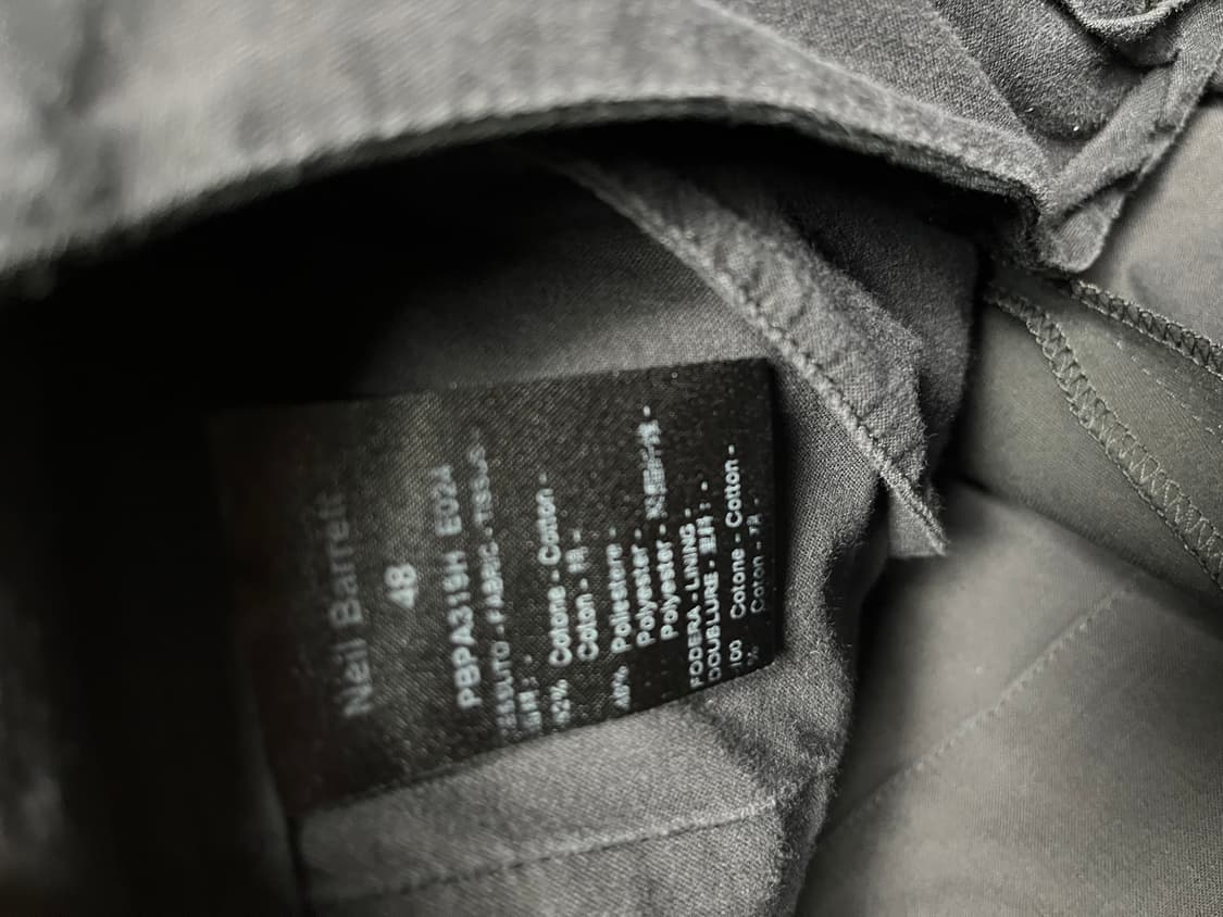 닐바렛 남성 블랙 팬츠 48사이즈 상품이미지3