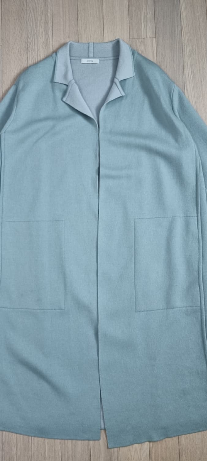 시스템 울 100 버튼리스 롱 가디건 F _ 여성 상품이미지2