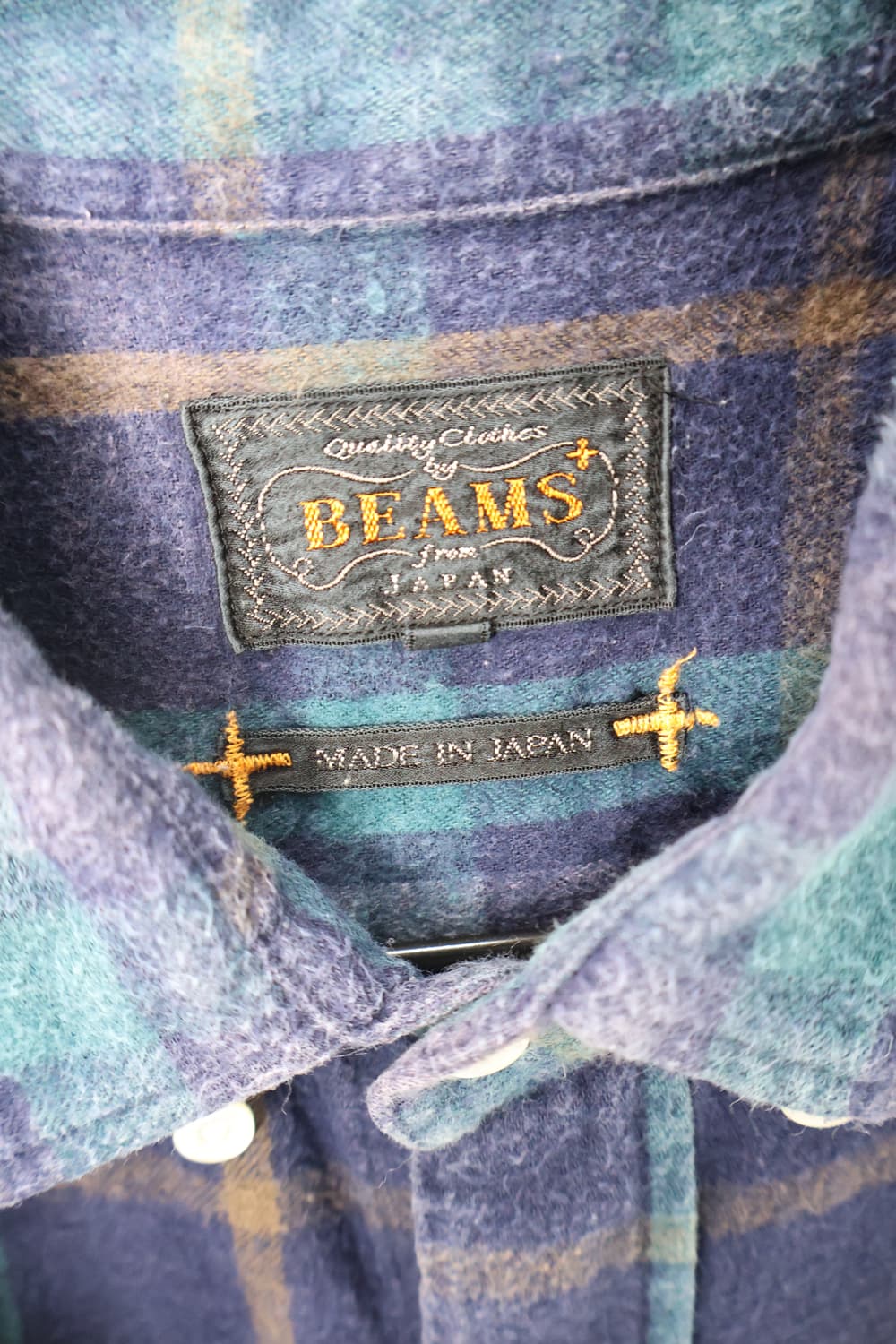 BEAMS Plus Plaid Flannel Shirt 상품이미지3