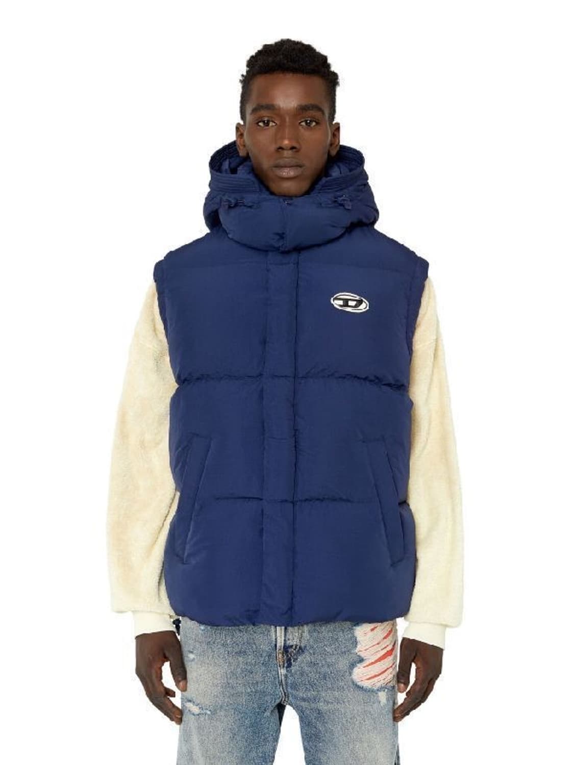 디젤 푸퍼 베스트 다크 블루 L  상품이미지1