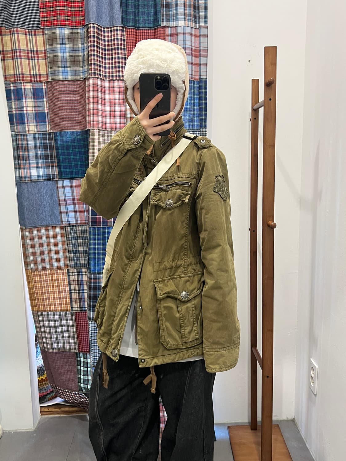 Evisu 카키 패치 자켓 상품이미지3