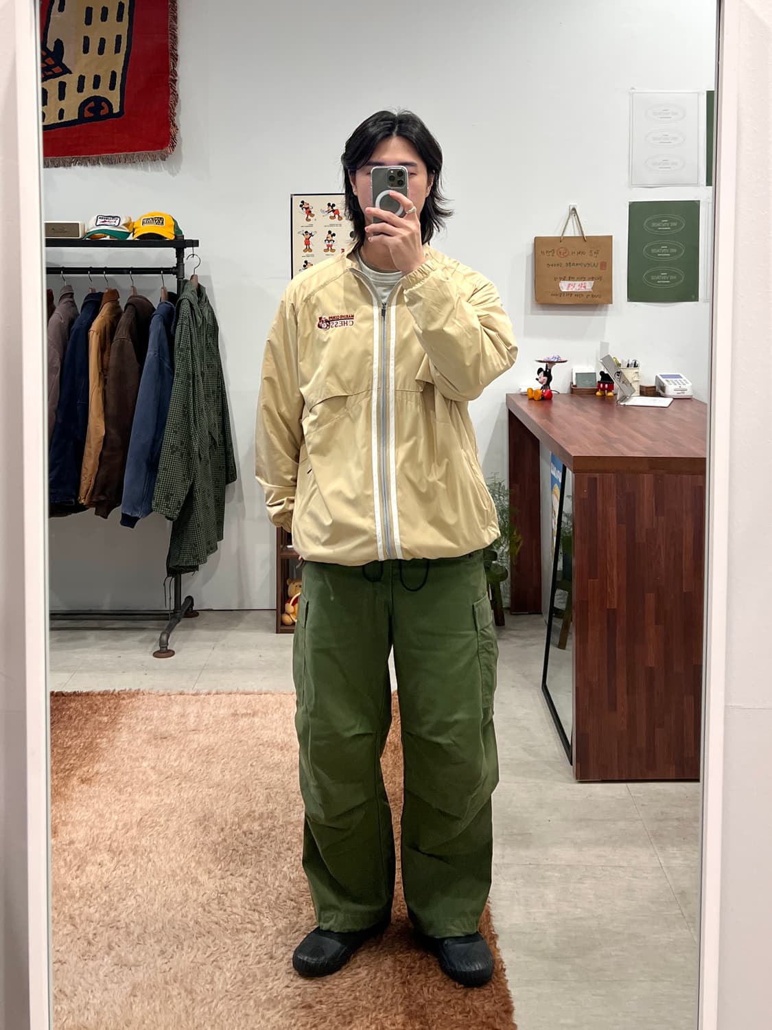 00s Adidas 아디다스 미해병대 바람막이 자켓 상품이미지2