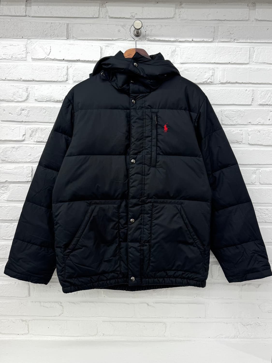 폴로 블랙 패딩 상품이미지3