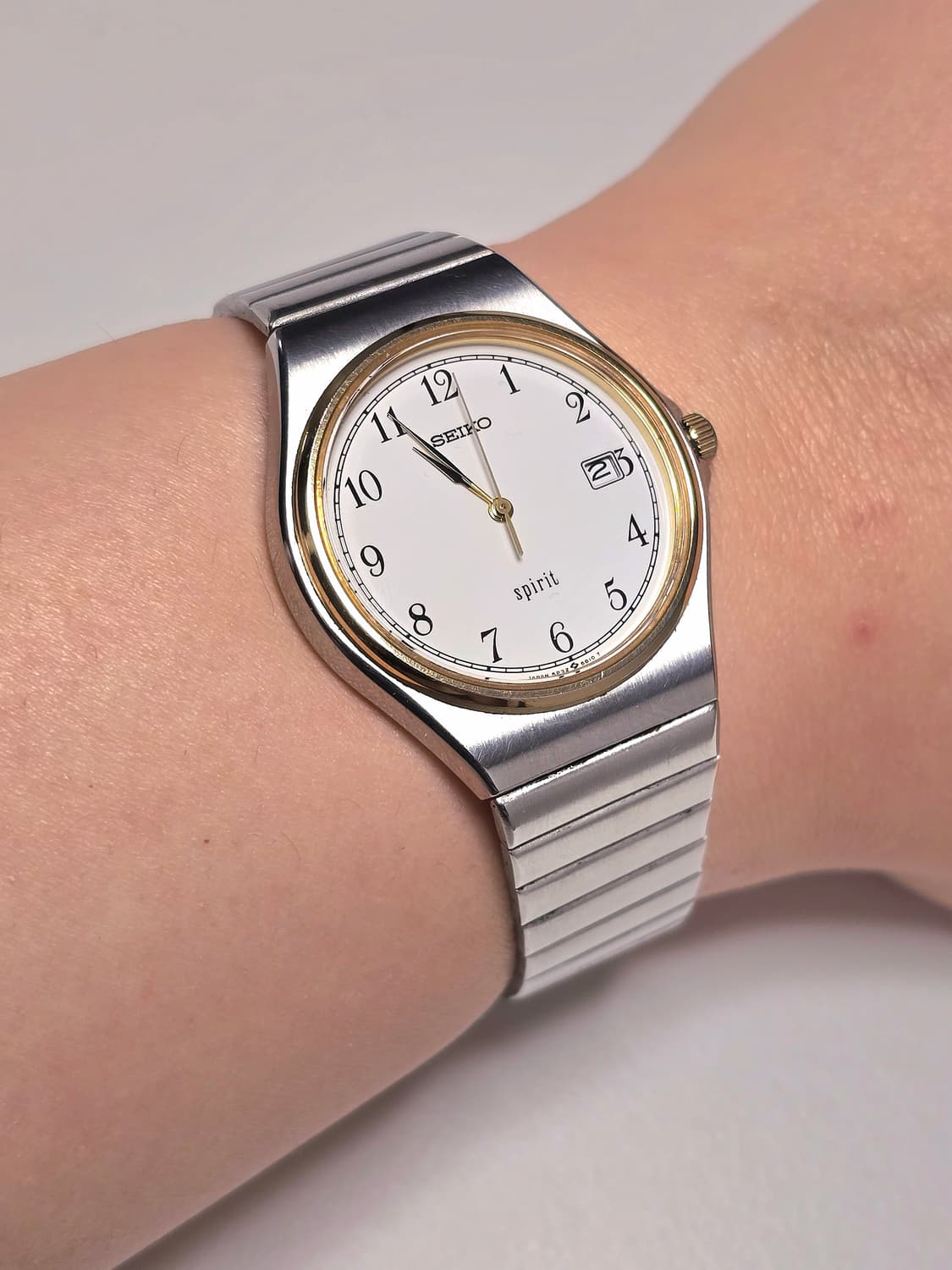 세이코 90's 스피릿 5P32-6B30 바이컬러 아라빅 다이얼 상품이미지7
