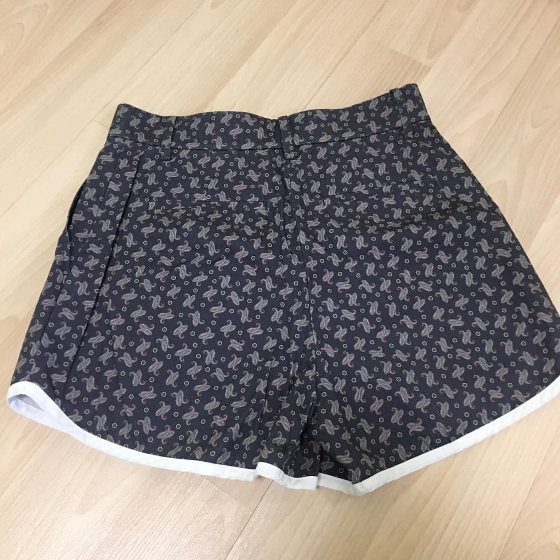 인스턴트펑크 페이즐리 쇼츠 네이비 상품이미지2