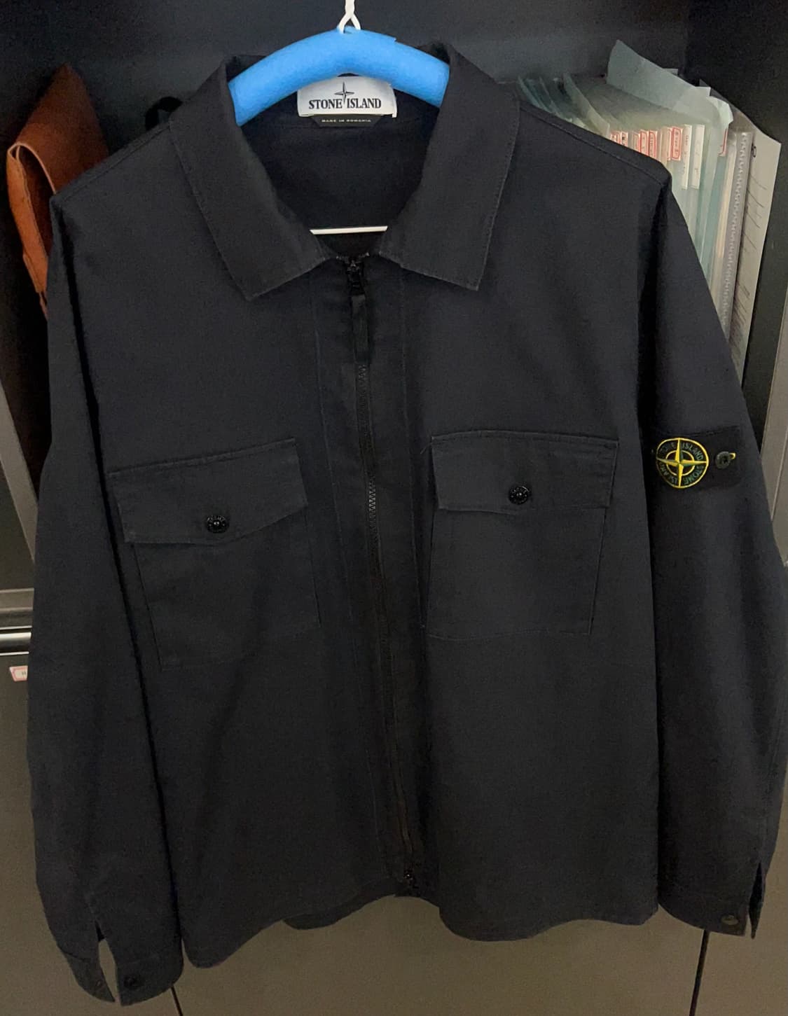 스톤아일랜드 코튼 블렌드 오버셔츠 상품이미지2