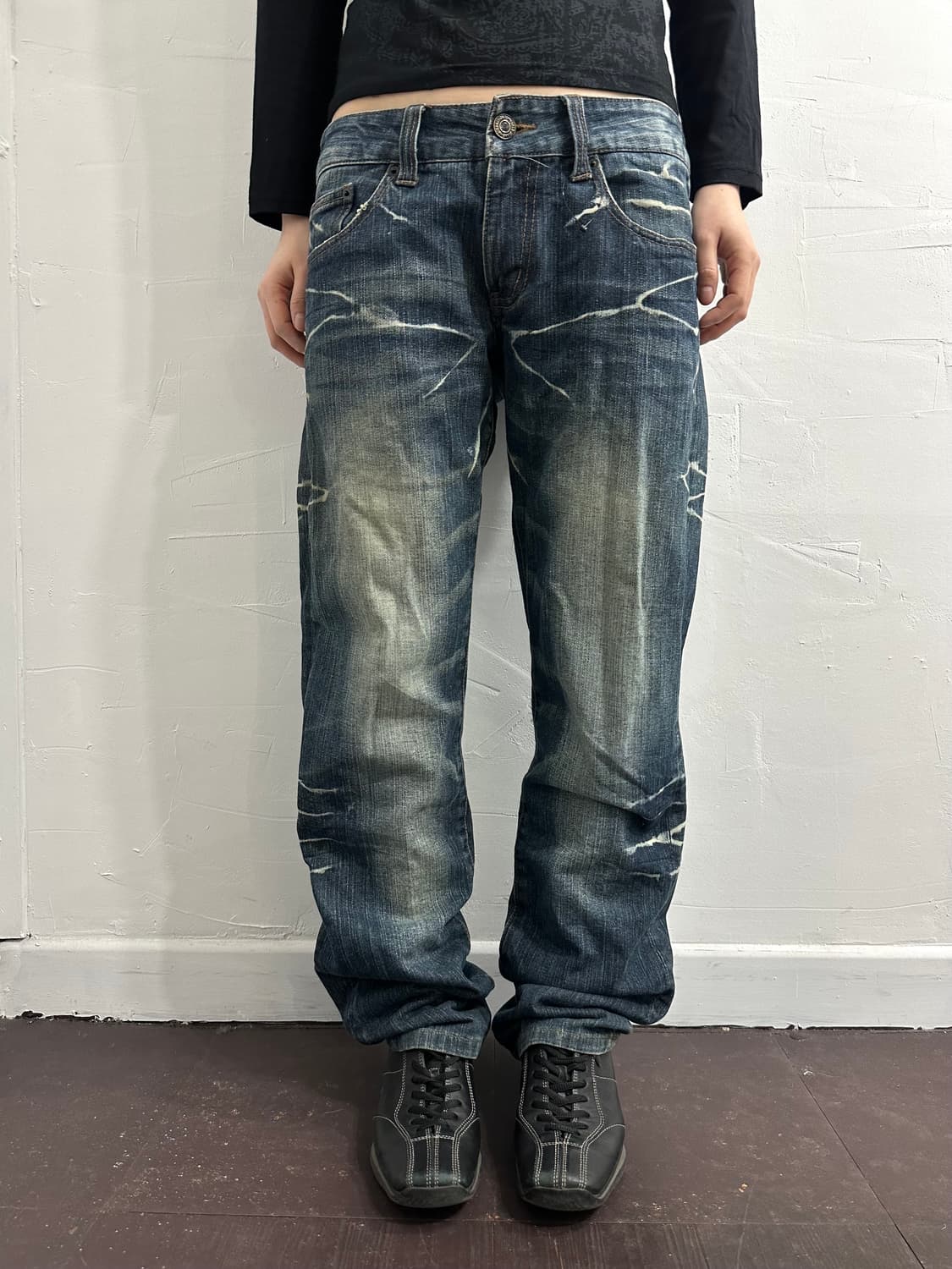 zipper detail denim pants 상품이미지2