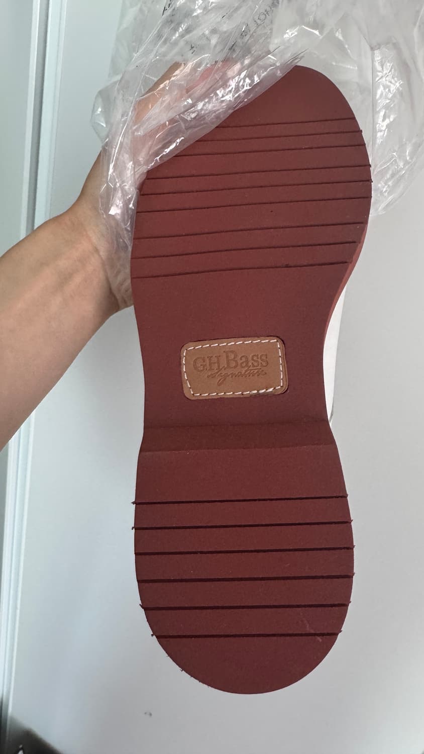 Bass buckingham 바스 버킹엄 화이트 스웨이드 8D 상품이미지4