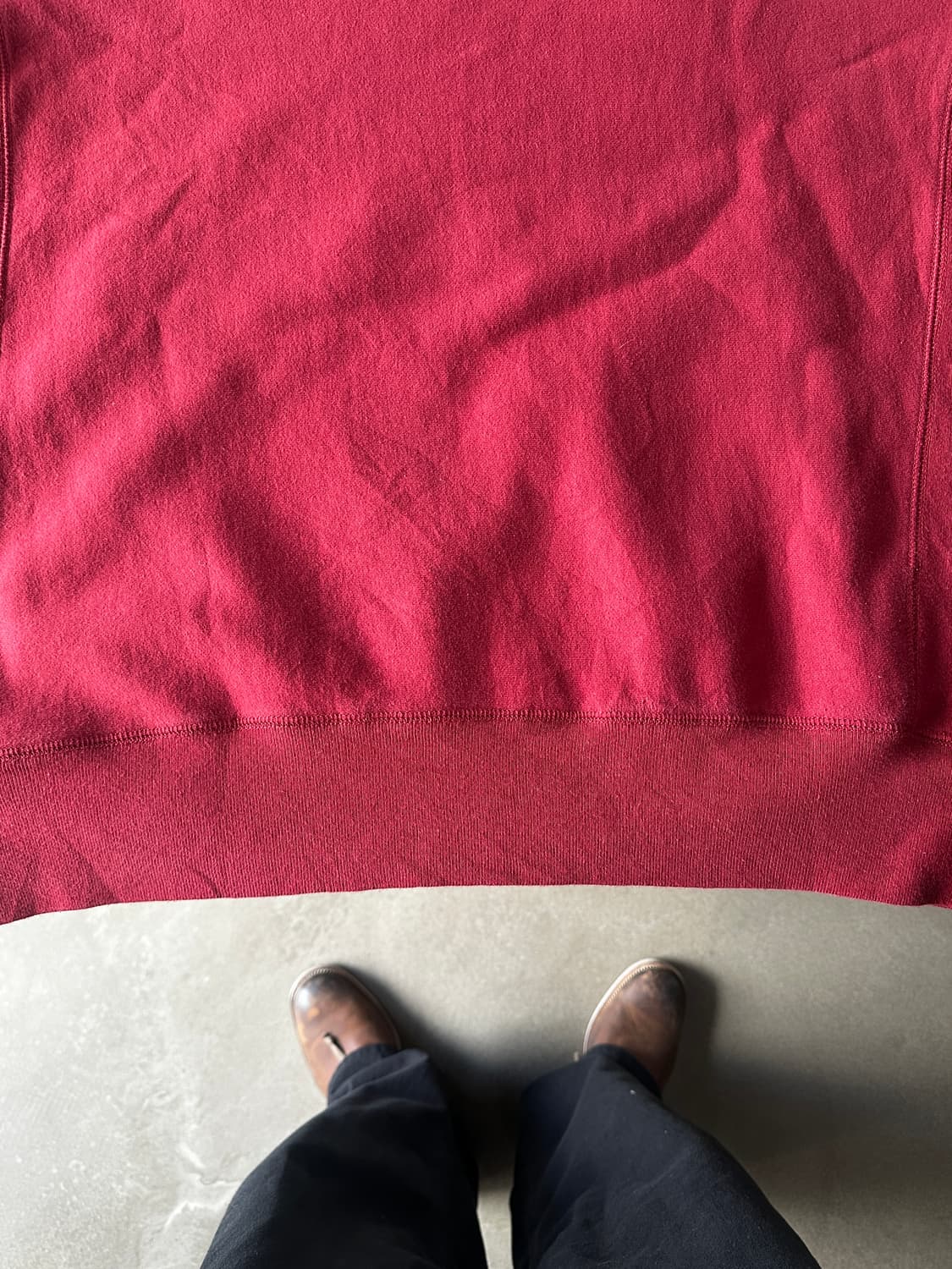 에디바우어 스웻 셔츠 맨투맨 레드 상품이미지4