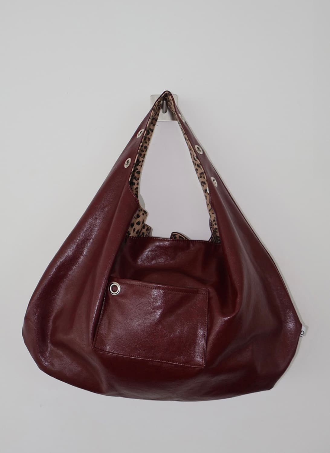 Depc EYELET LEATHER BAG - WINE  상품이미지1