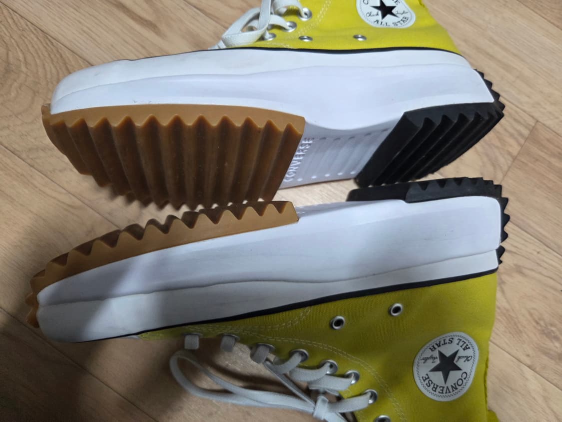 컨버스 런스타 하이크 비터레몬 260 팝니다 상품이미지2