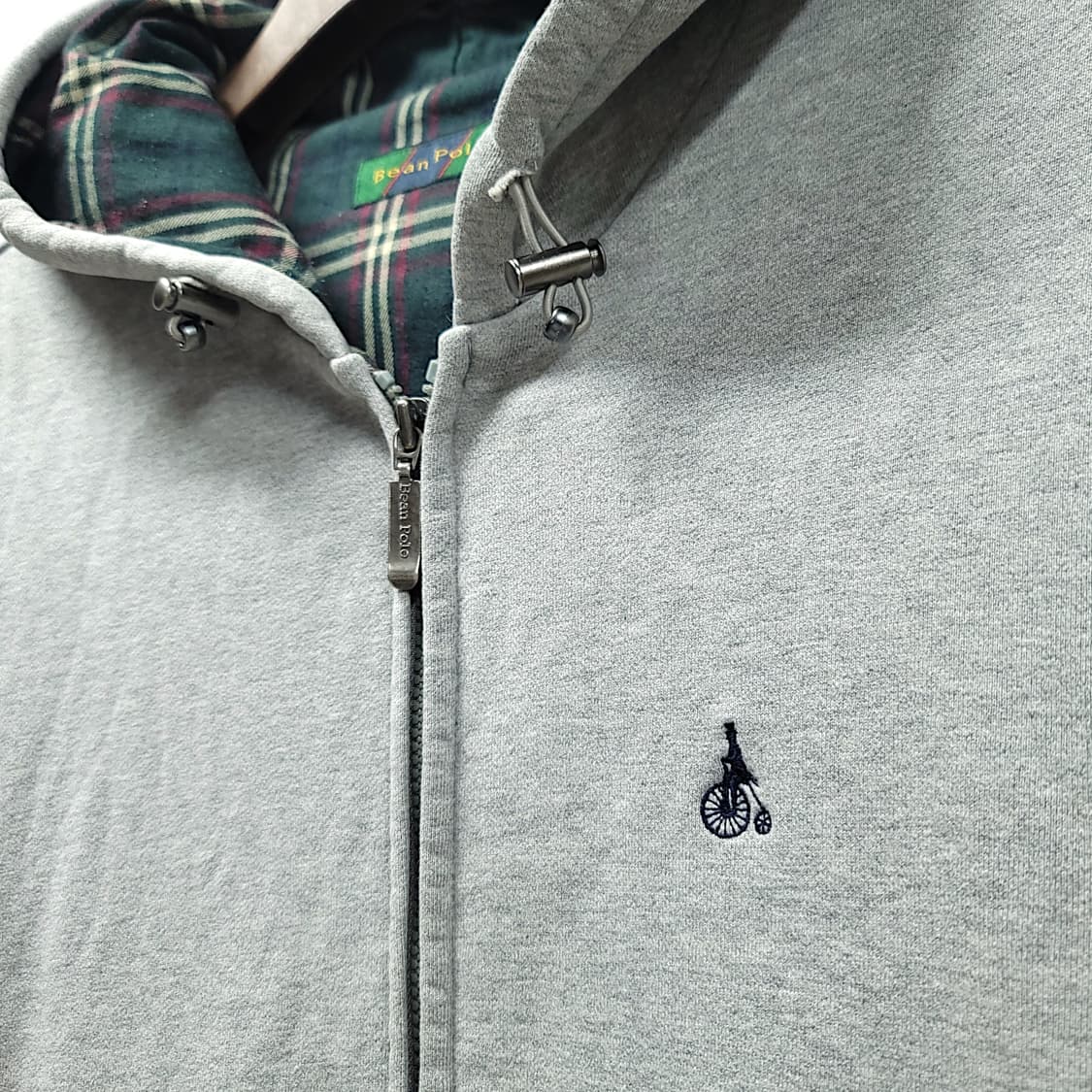 [105] 빈폴 멜란지 그레이 빈티지 페니파딩 후드집업 상품이미지5