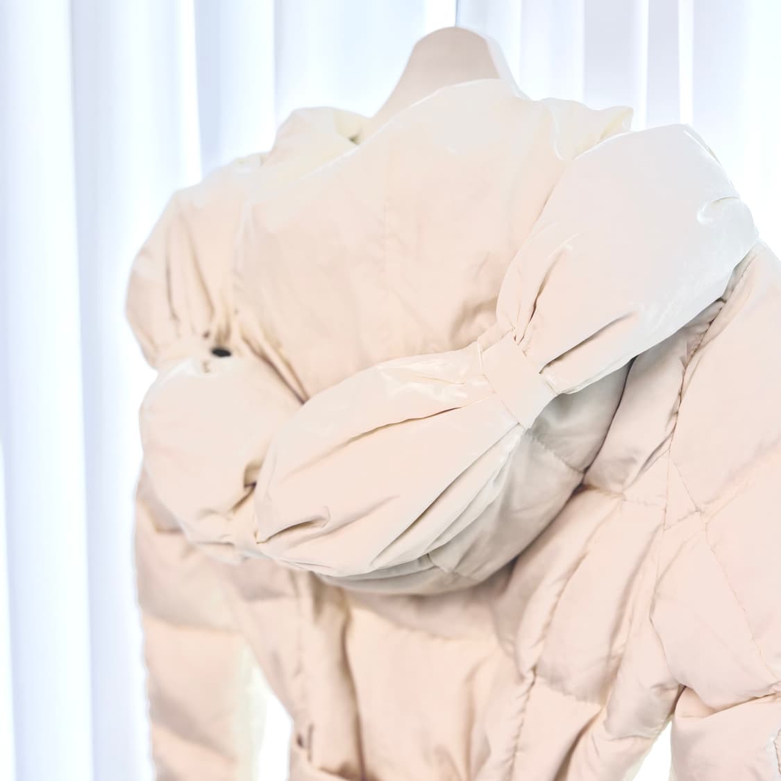 빈티지 몽클레어 아이보리 밸티드 패딩 상품이미지7