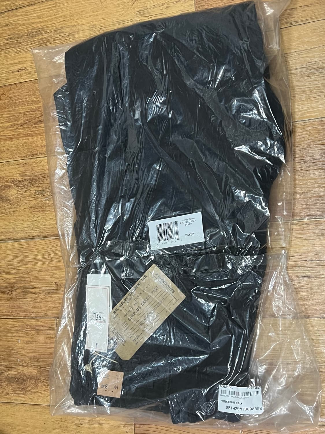 새상품 더블알엘 rrl 서플러스 카고 팬츠 34x32 상품이미지4