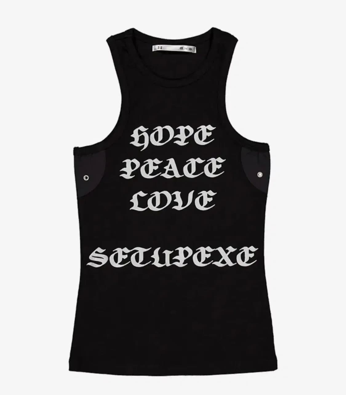 셋업이엑스이 HOPE / PEACE / LOVE SL / BLACK 상품이미지1