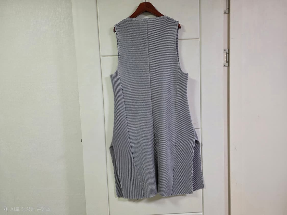 라비타준코 플리츠 롱베스트 F 그레이
 상품이미지2