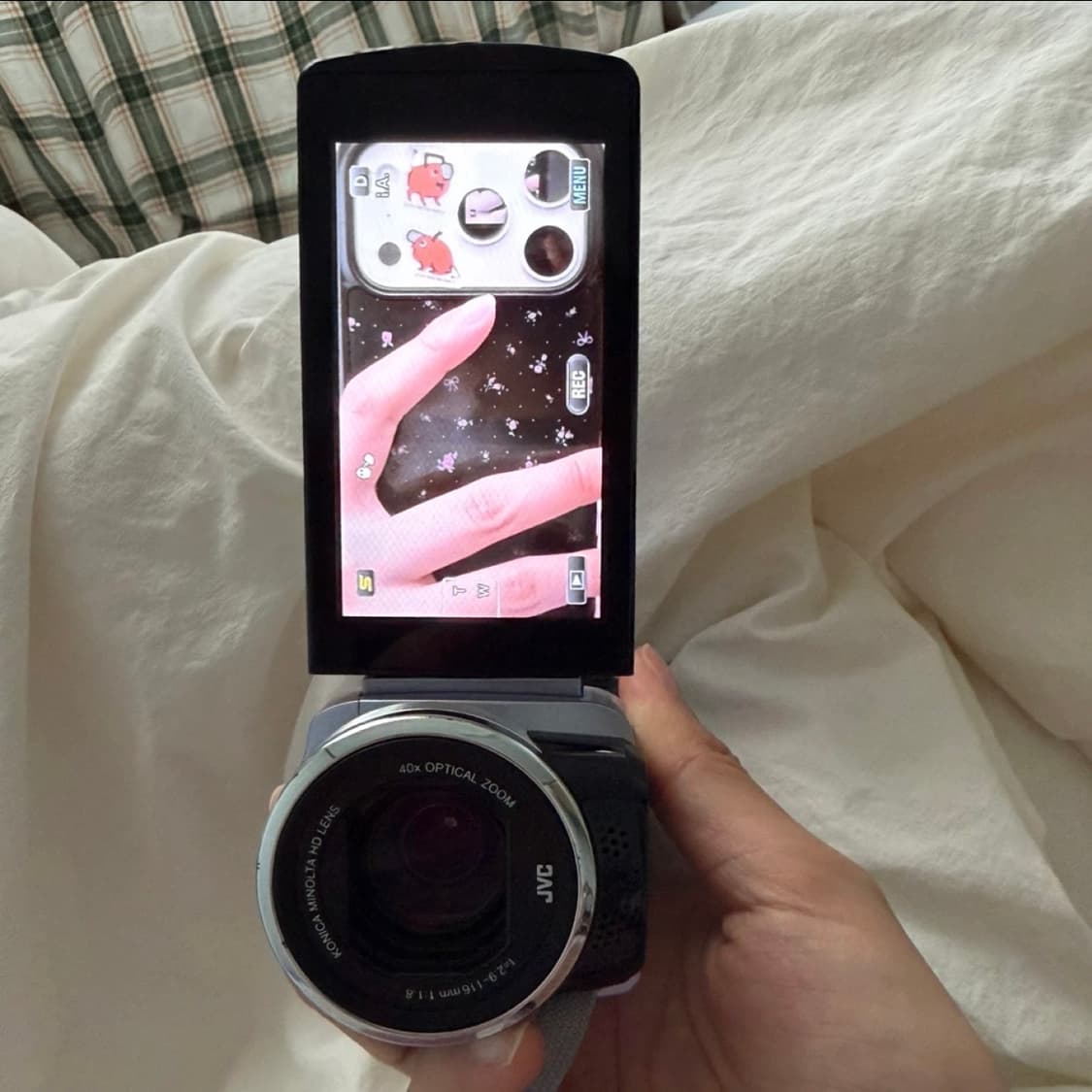 JVC Everio 캠코더 GZ-HM33-V 보라 상품이미지6