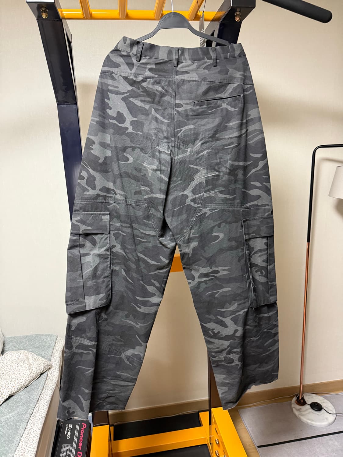 언더마이카 무.53 플레이 빅 카고 립 카모 팬츠 그레이 상품이미지5