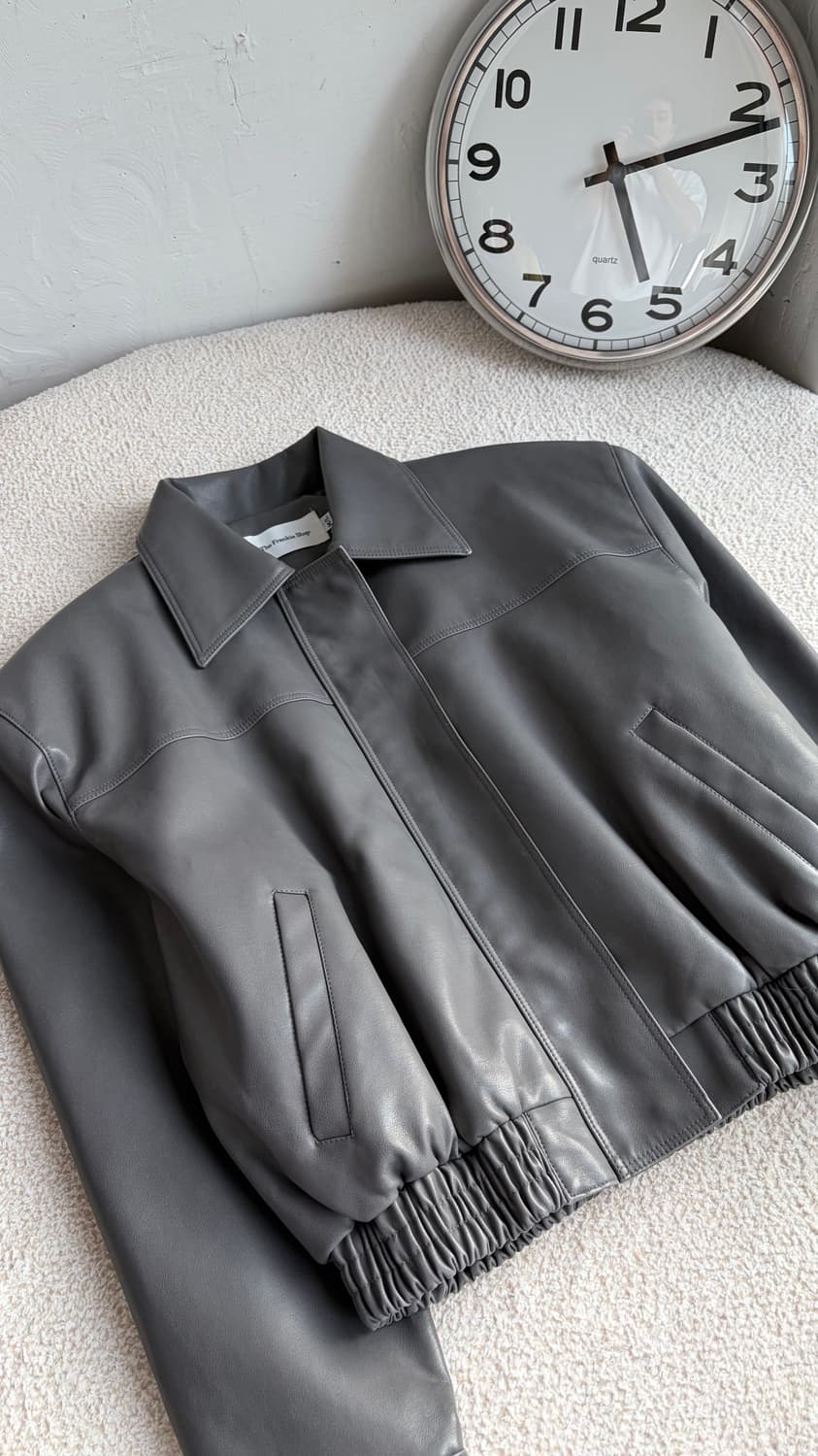 The Frankie Shop vegan leather jacket 상품이미지2