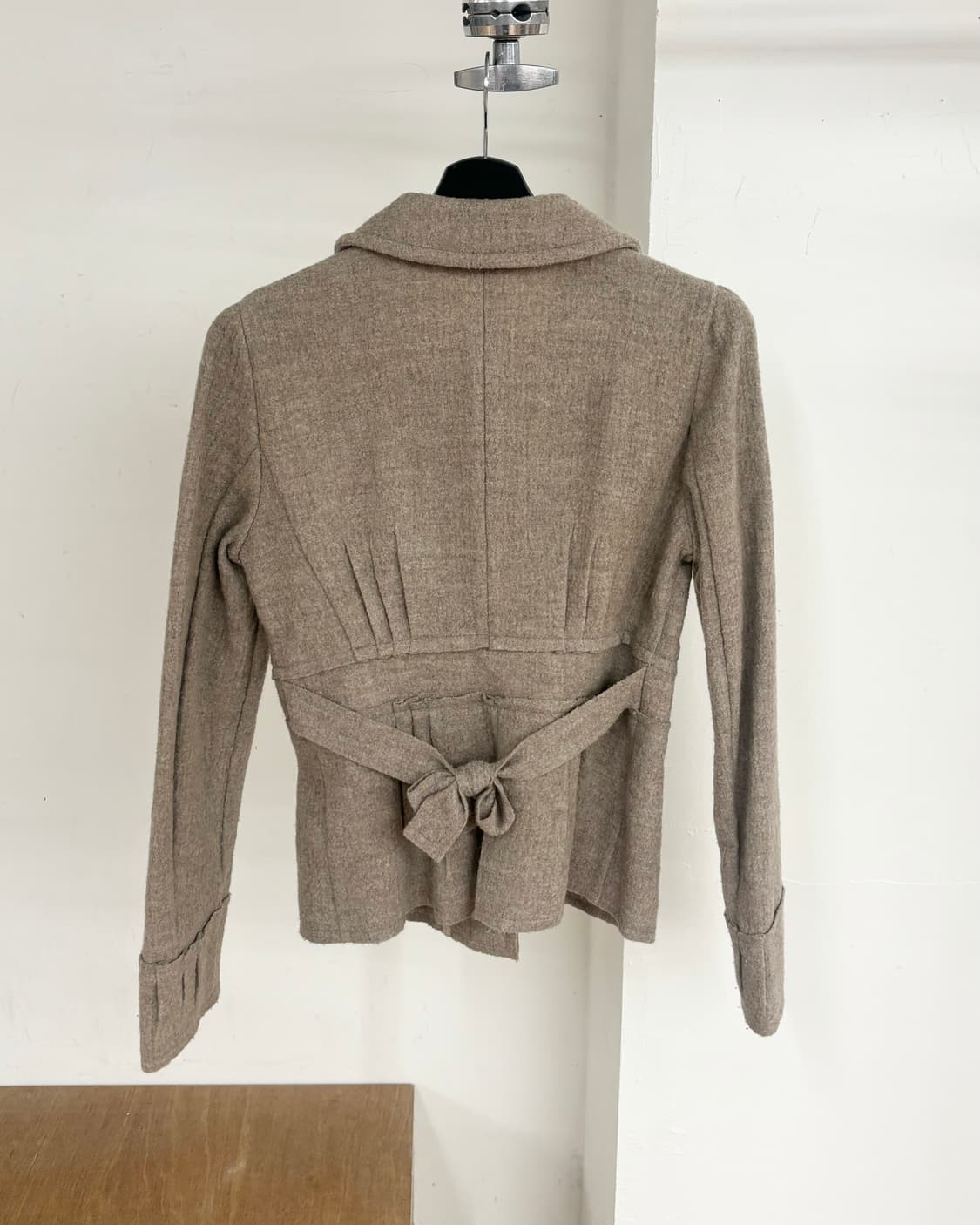 막스앤코 베이지 브라운 울 자켓 상품이미지6