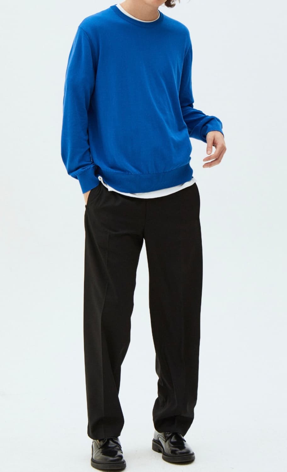 새상품)로드 존 그레이 라운드니트 상품이미지1