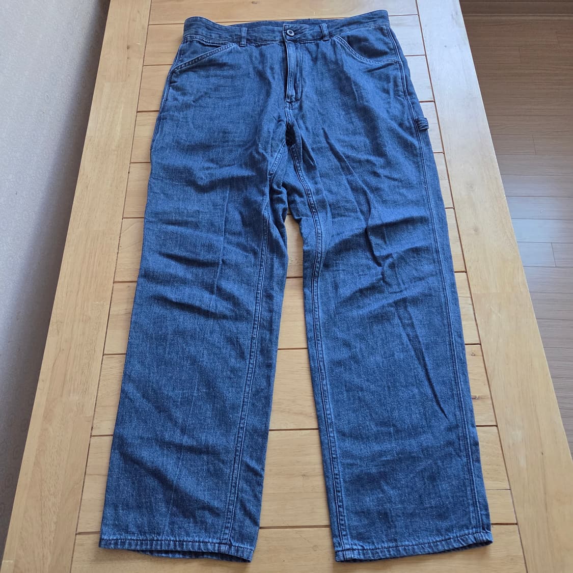 M 유니클로 린넨 데님팬츠 리넨바지175 상품이미지1