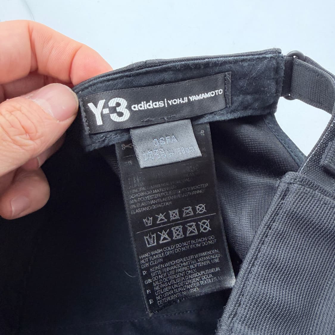 아디다스 Y-3 요지야마모토 음각로고 볼캡 상품이미지3
