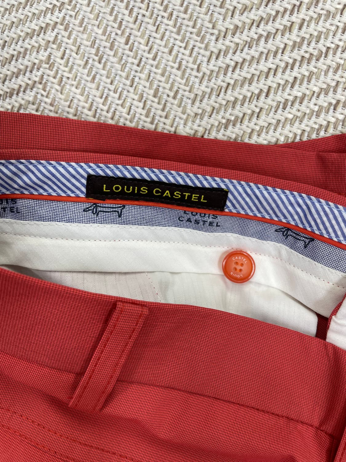 루이까스텔 오렌지색 반바지 37인치 상품이미지3