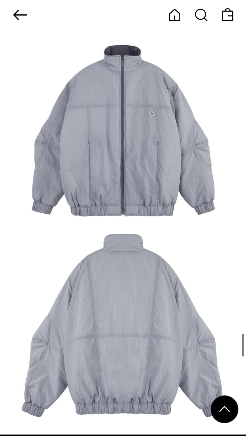 노컨텐츠 윈터 점퍼 그레이 상품이미지2