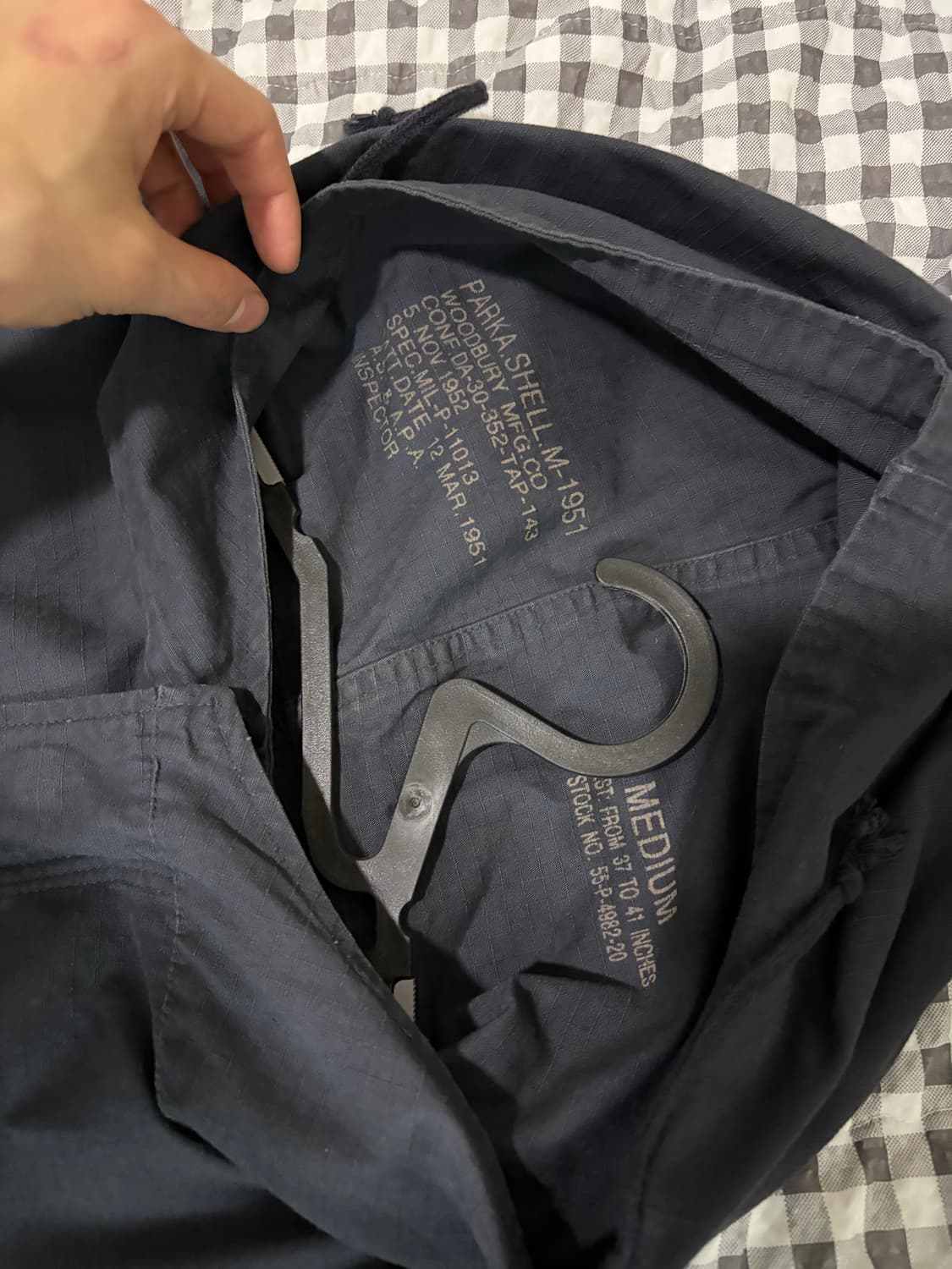 Military 립스탑 피쉬테일 파카 m1951 상품이미지5