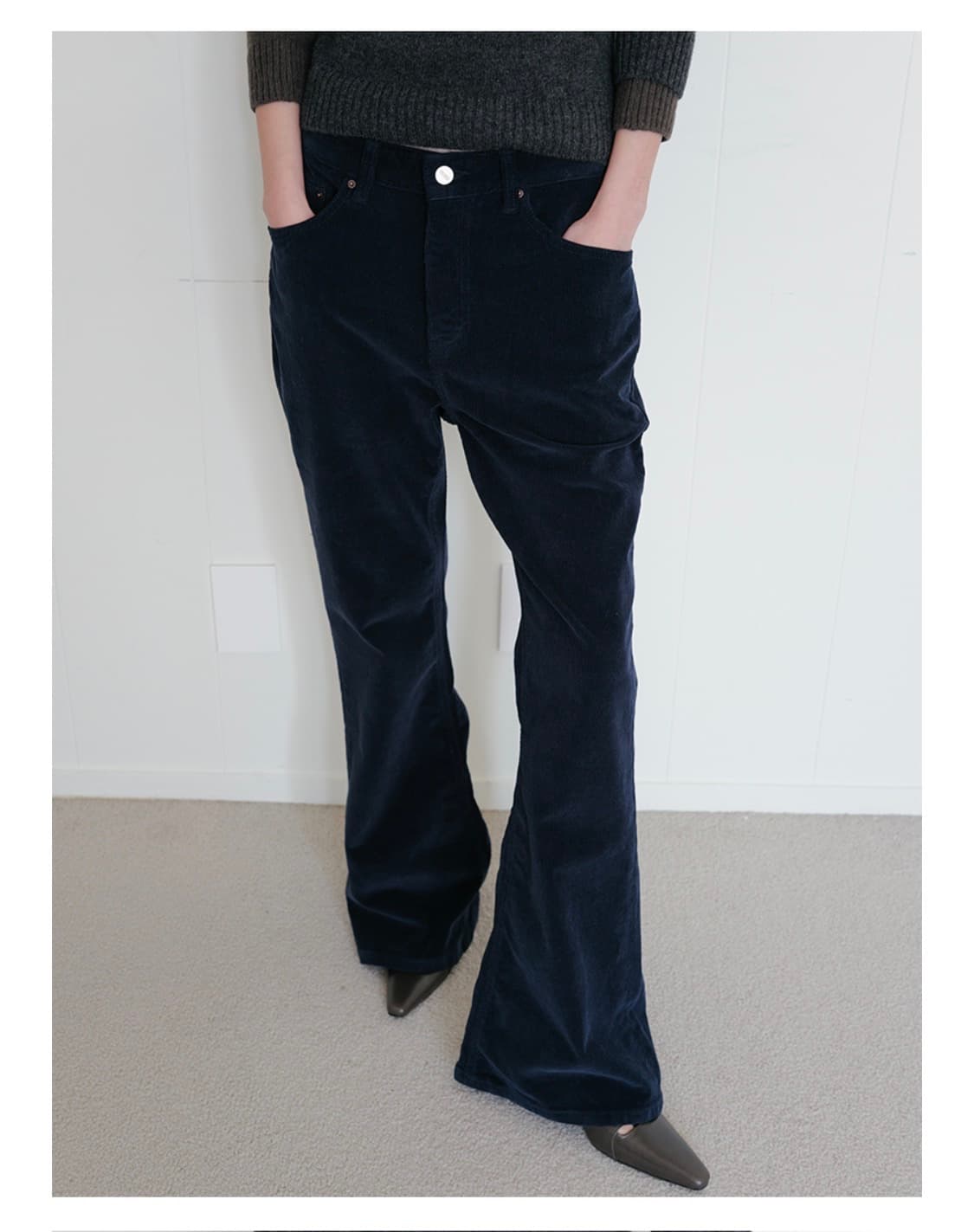 리포스 코듀로이 부츠컷 팬츠 S 상품이미지2
