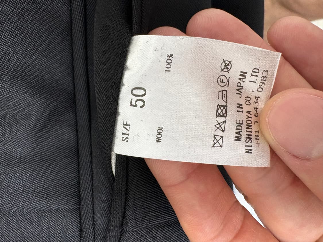 neat 울 개버딘 와이드핏 슬랙스 1회착용 50사이즈 상품이미지3