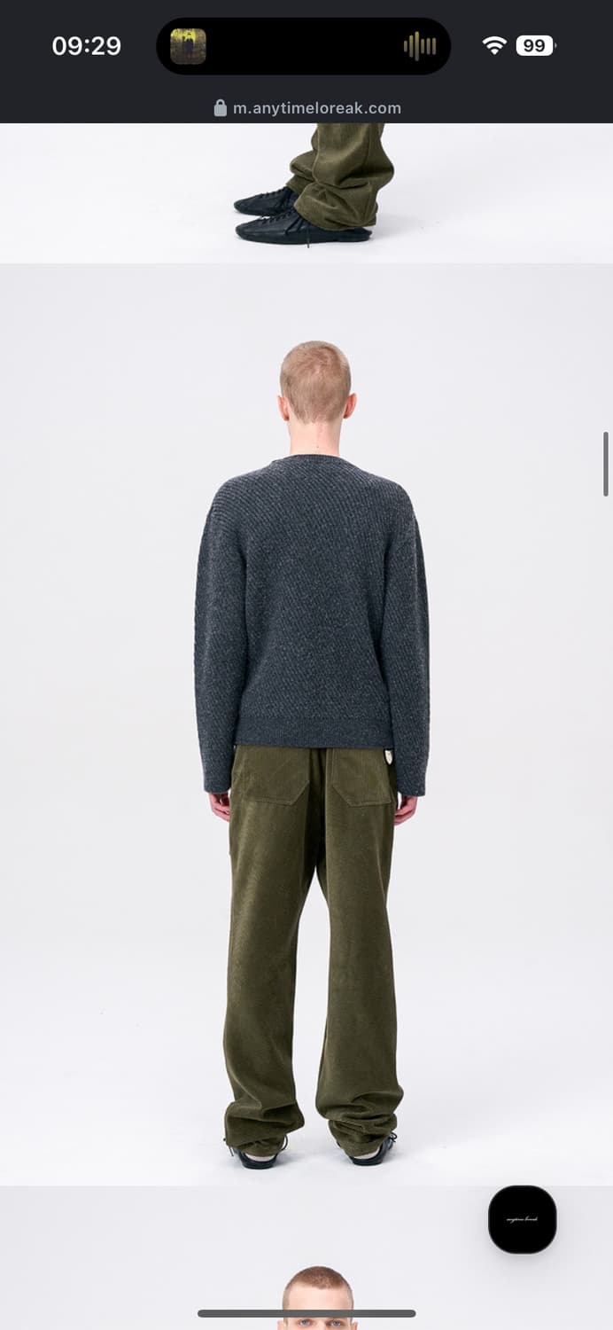 애니타임로릭 브이넥 니트 상품이미지3