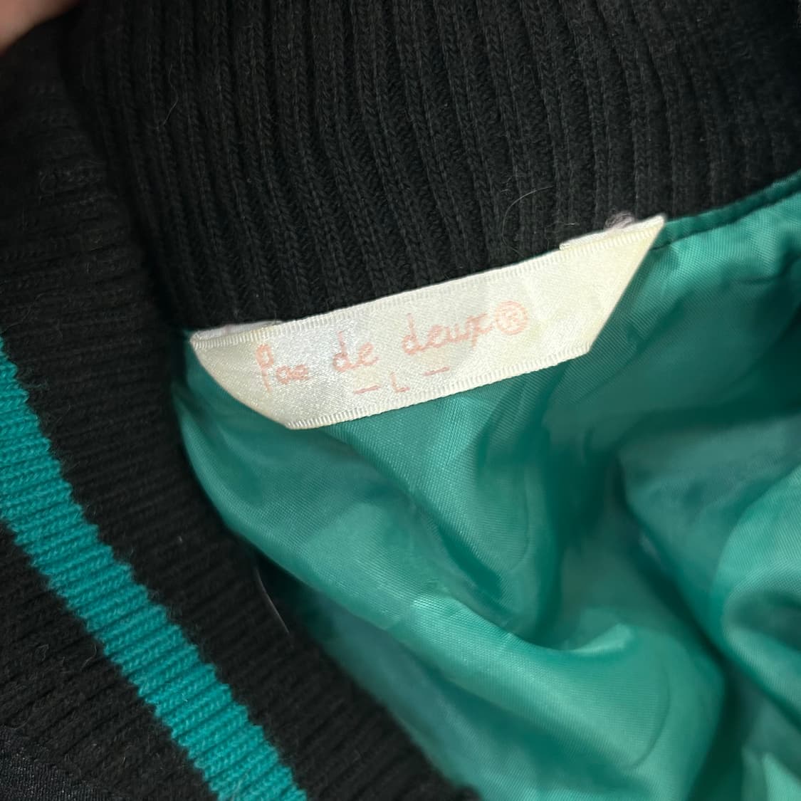 Jpn 일본빈티지 오리엔탈 민트 용 스카잔 자켓 L 상품이미지9