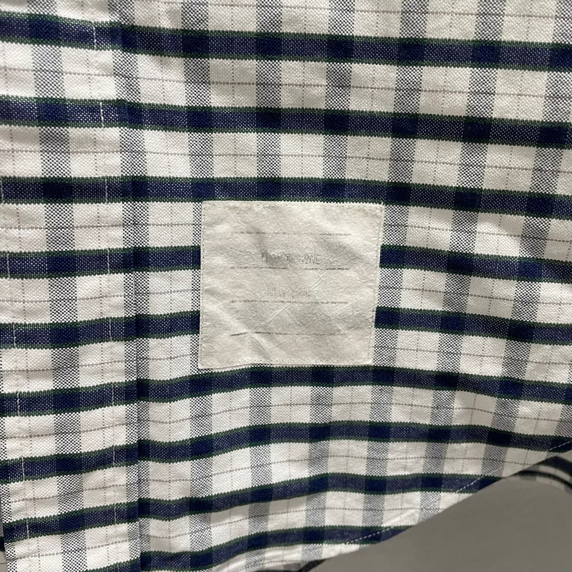 톰브라운/ 트리콜로 테이핑 옥스포드 체크 셔츠/ 3 상품이미지5