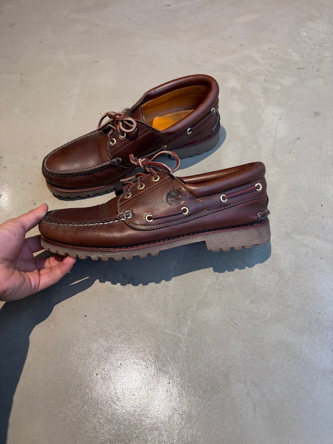 280) 00s Timberland 클래식 3아이 보트 슈즈 상품이미지1