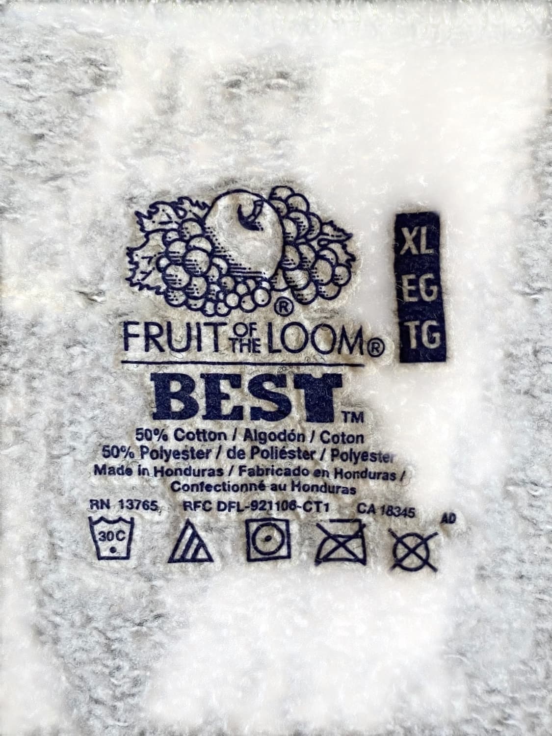 프루트 오브 더 룸 스웻셔츠 (Man XL) AB1343 상품이미지5