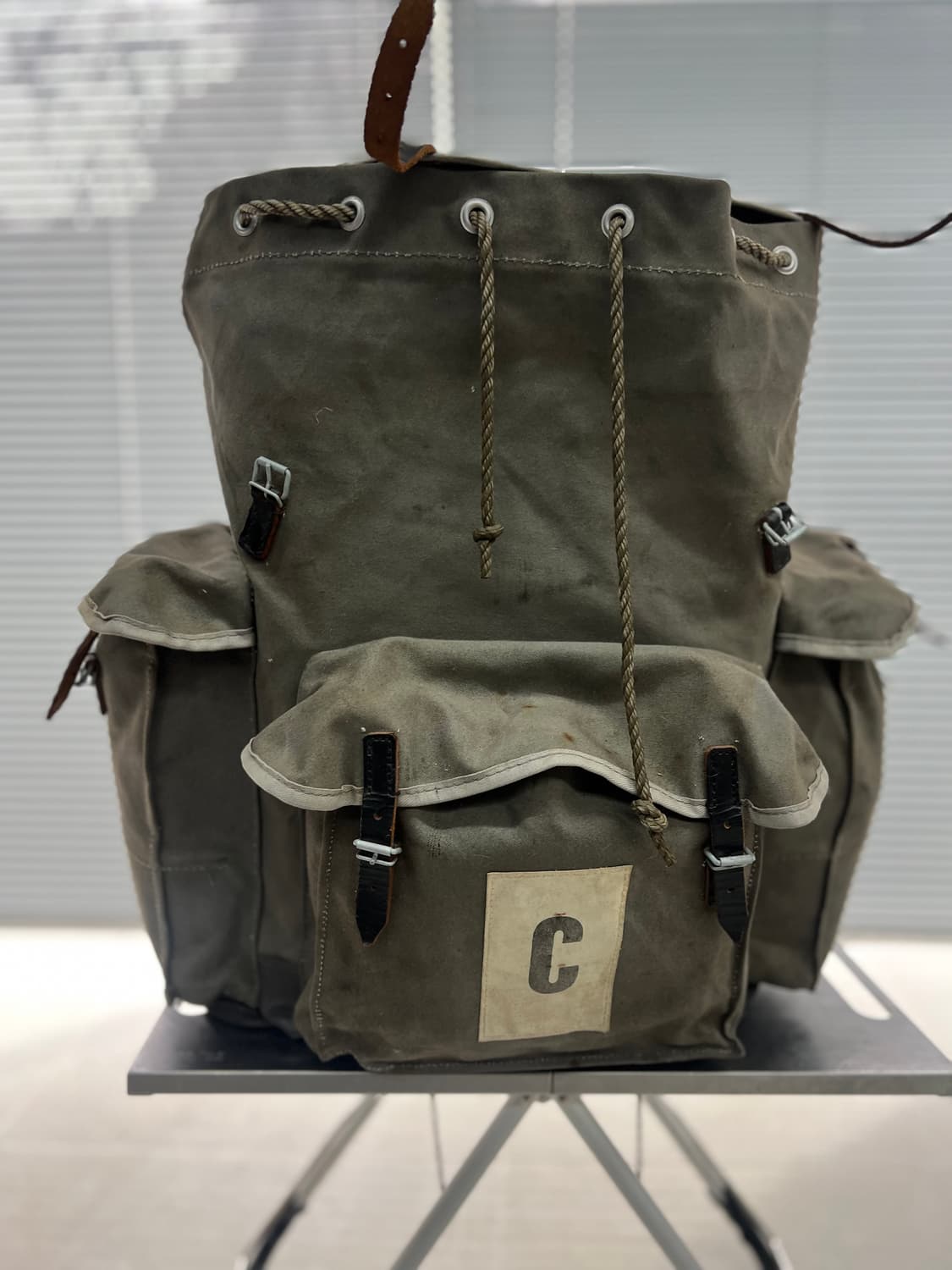 60년대 독일군 캔버스 배낭 상품이미지1