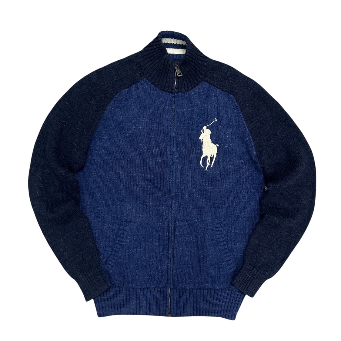 폴로 빅포니 코튼 니트집업(M(10-12)) 상품이미지1