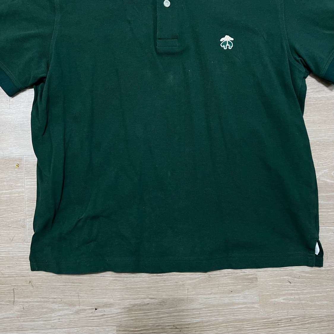 브룩스브라더스 자수로고 피케 PK 반팔 카라티 [그린] M/95 상품이미지3