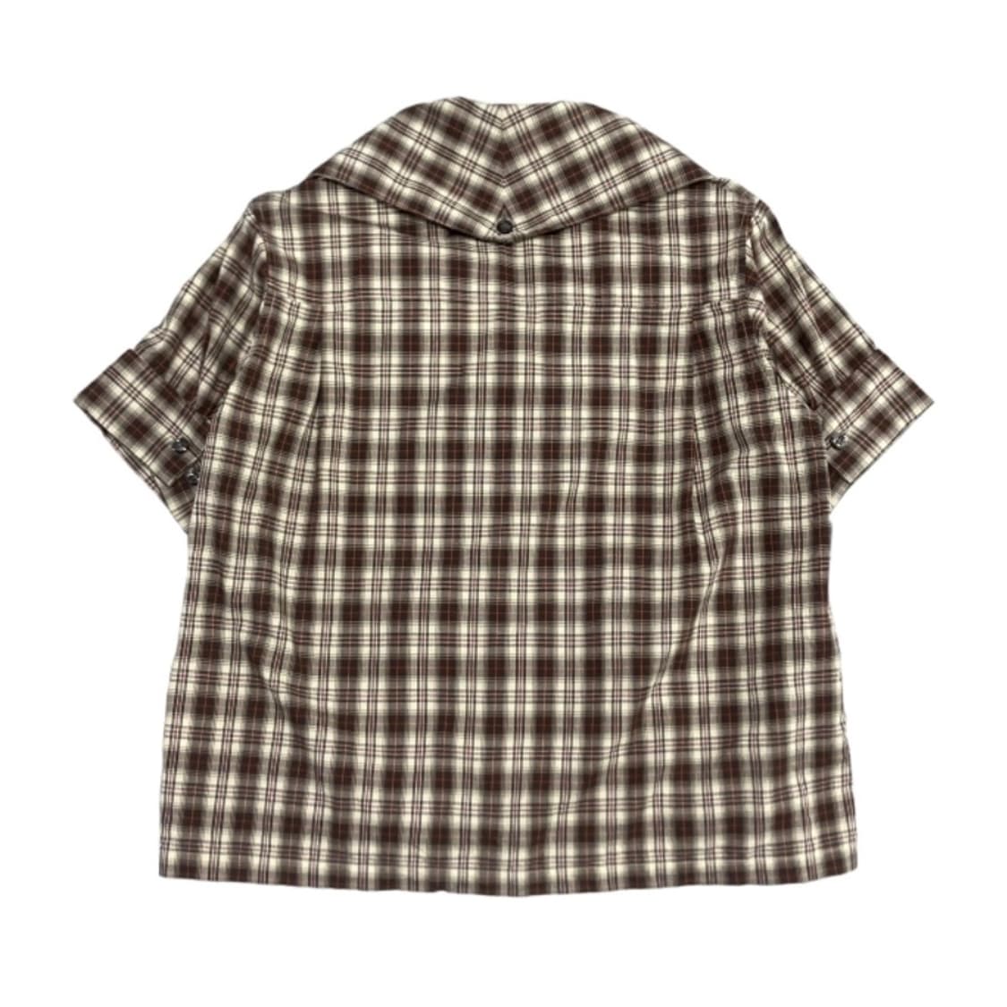 BEAMS BOY ascot collar short sleeve shir 상품이미지7