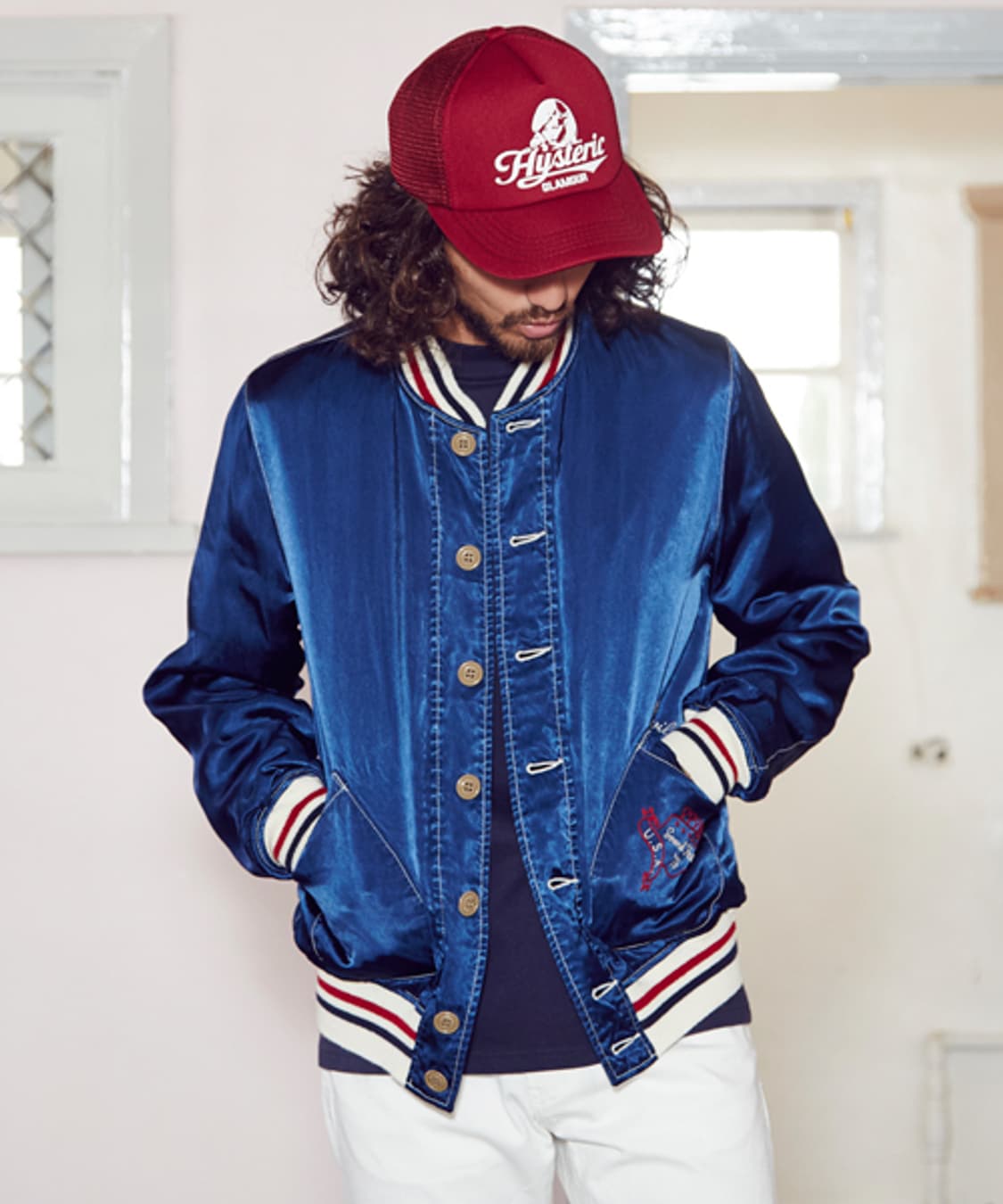 히스테릭글래머 SOUND FESTIVAL 자수 스카잔 (택없는 새상품) 상품이미지1