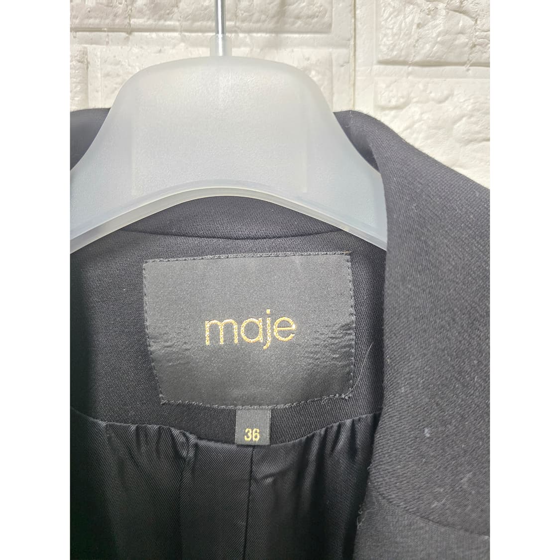 택포) 마쥬 Maje 블랙 여성 자켓 S 상품이미지2