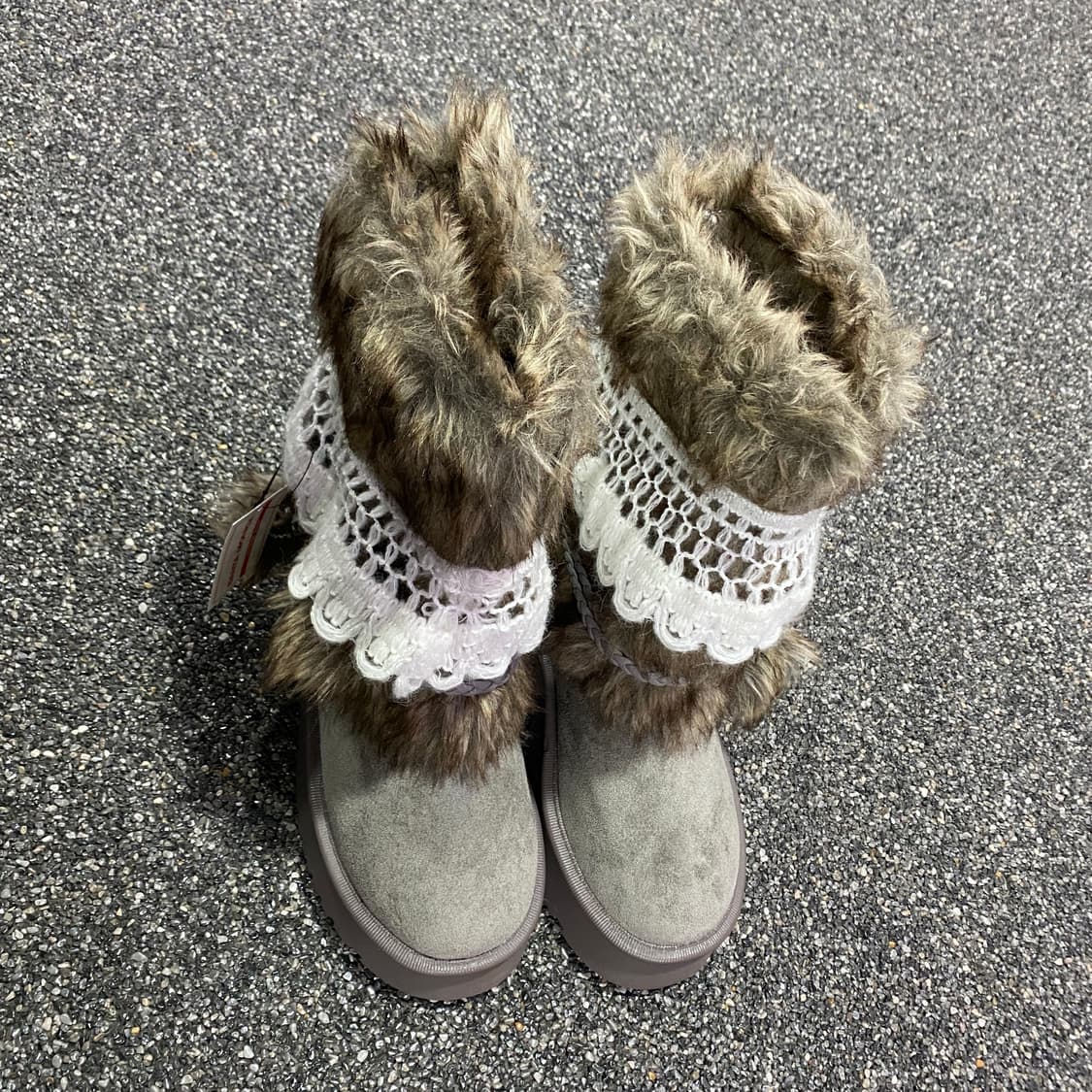 빈티지 에스닉 양털 부츠 b3405 상품이미지2