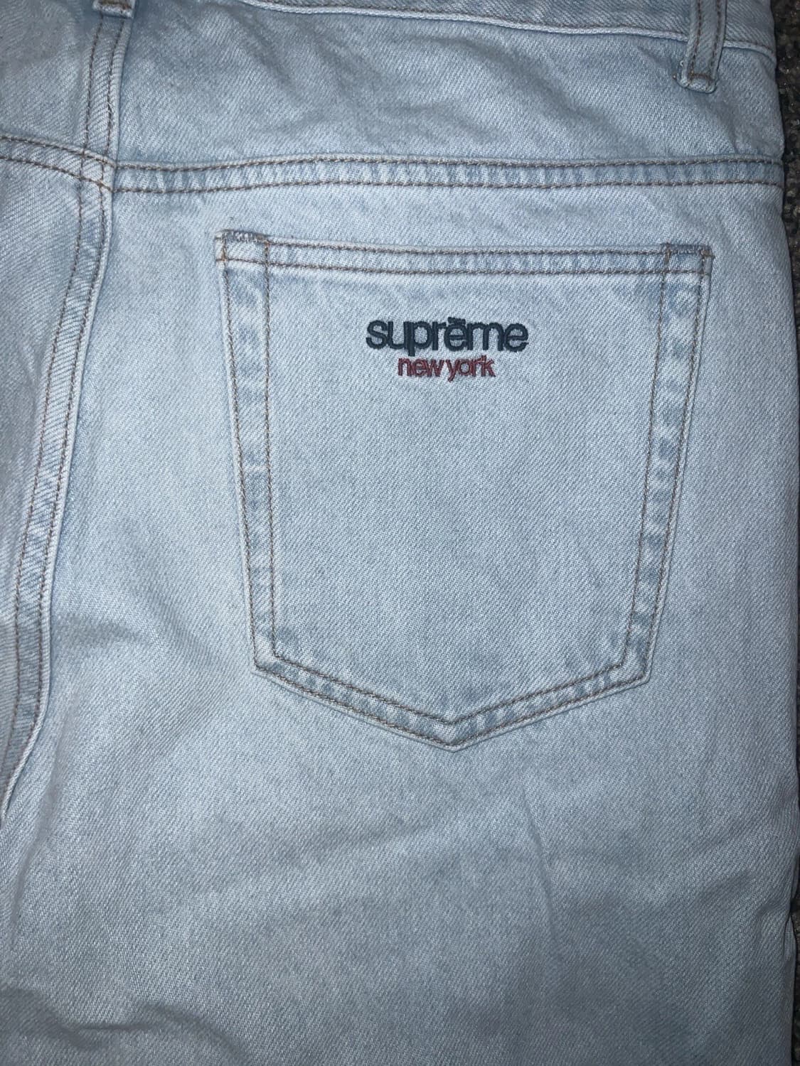 슈프림 배기 진 라이트 워시드 인디고 30 상품이미지2