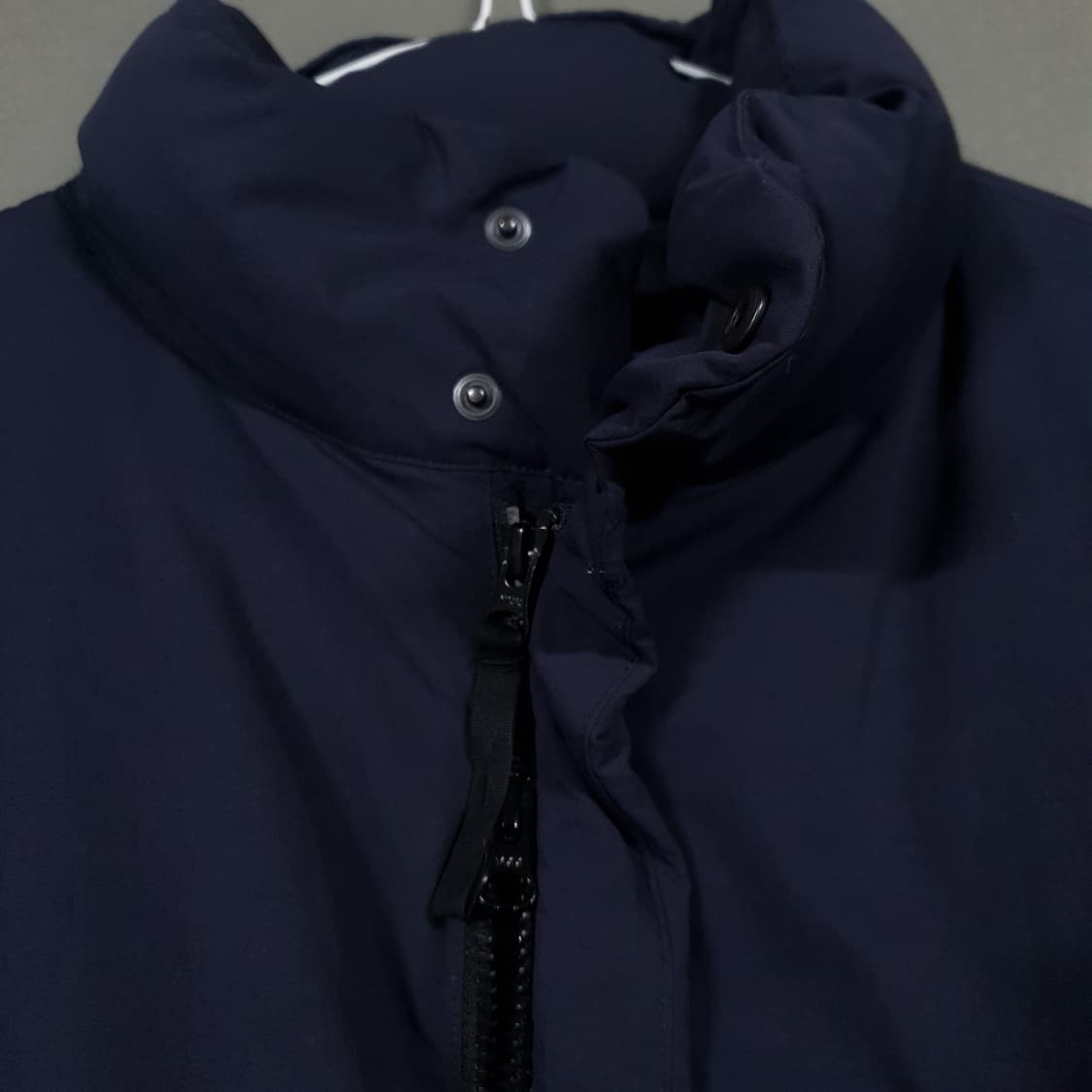 실측 2XL) 90s 듀테로 신형 21FW 퍼스트 구스다운 패딩 네이비 상품이미지3