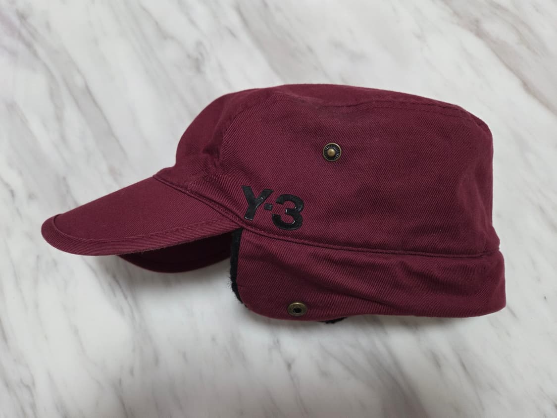 Y-3 요지야마모토 버건디 군모 상품이미지1