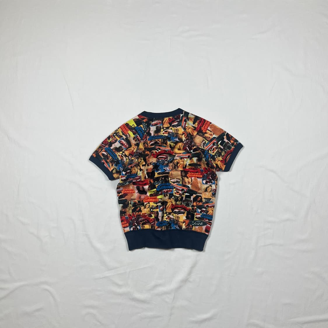 90‘s 히스테릭글래머 포르노그래피 올프린트 스웻 반팔티 상품이미지6